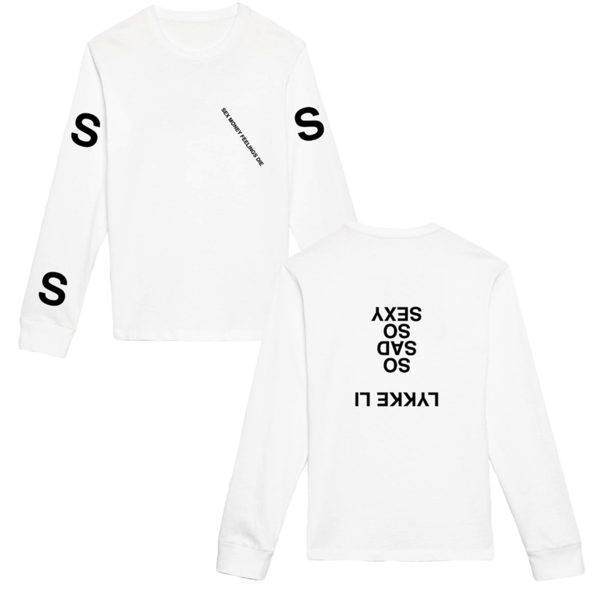 feelings die white longsleeve